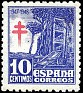 Spain 1947 Pro Tuberculous 10 CTS Blue Edifil 1018